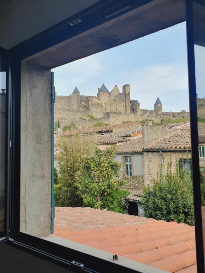 Maison avec jardin au pied de la cité médiévale Carcassonne Esterno foto