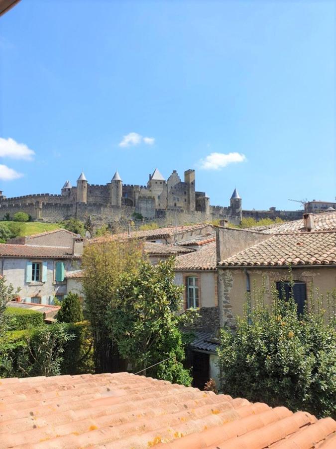 Maison avec jardin au pied de la cité médiévale Carcassonne Esterno foto